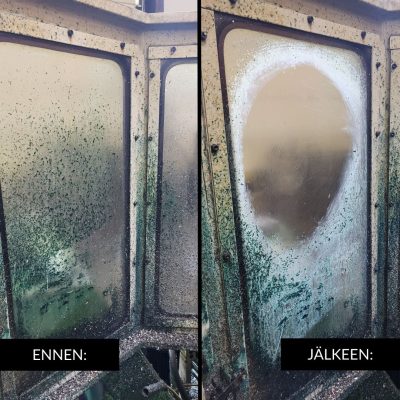 water plus ennen jälkeen 2 WATER Plus -korkeaemäksisen veden puhdistusteho, ennen ja jälkeen -kuvat